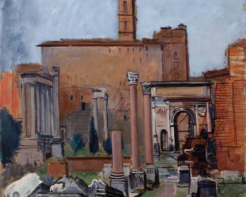 Achille Funi, Il Foro romano, 1930. Ferrara, Museo d’Arte Moderna e Contemporanea “Filippo de Pisis”