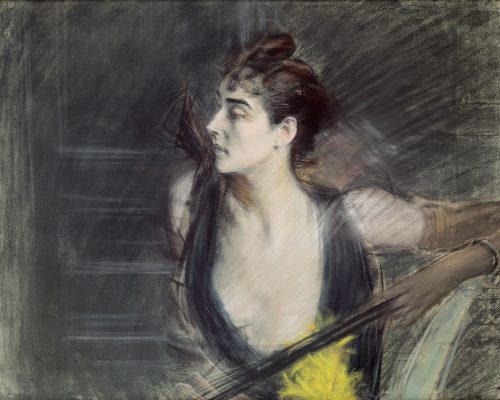 Giovanni Boldini, Madame X, la cognata di Helleu, c. 1890-95. Ferrara, Museo Giovanni Boldini